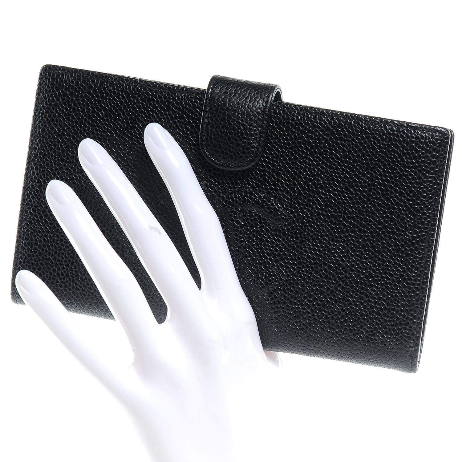 Chanel Caviar CC Wallet Black 2 of 7