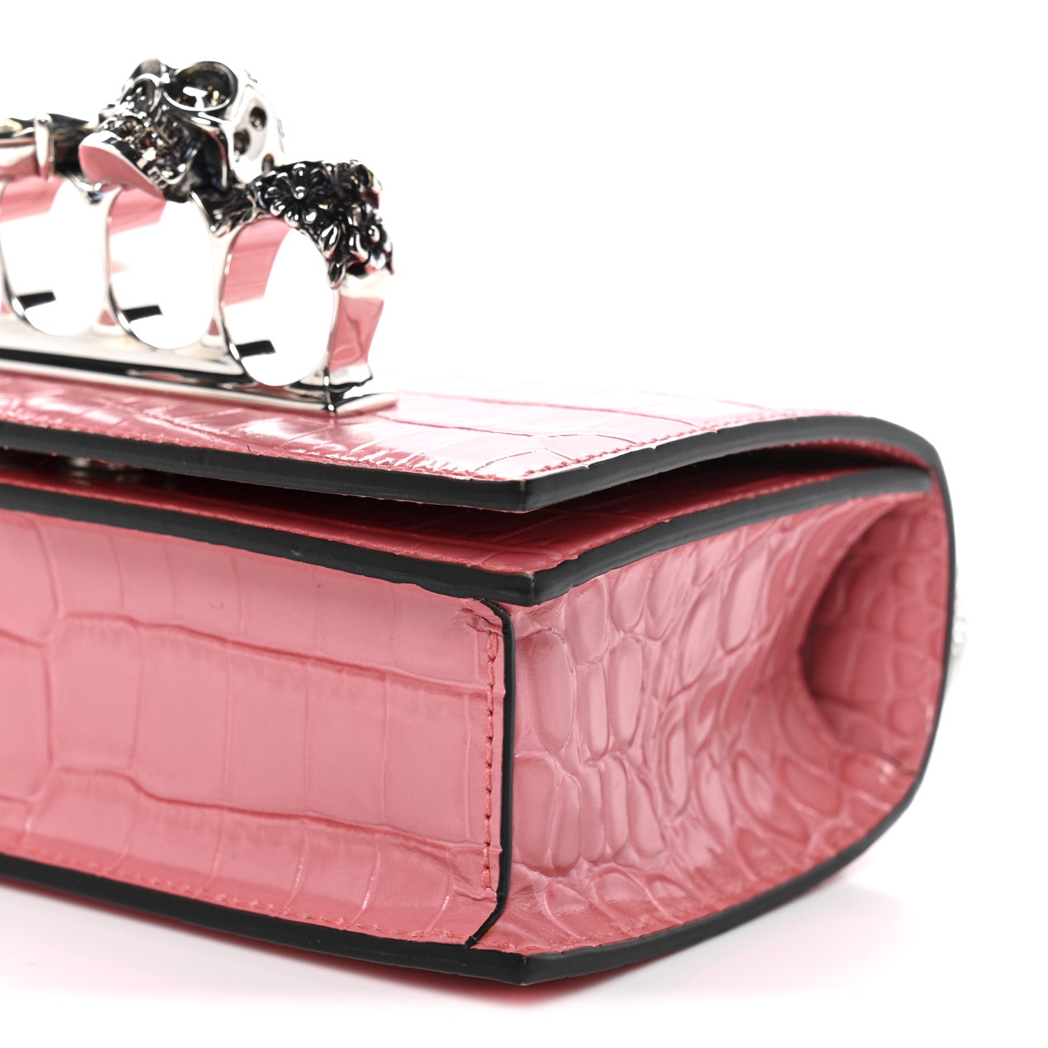 Alexander McQueen ピンクレザーショルダーバッグ Alexander McQueen Pink Leather Mini Legend Crossbody Bag | Yoogi's