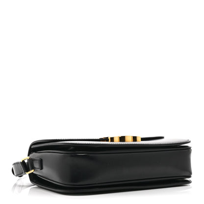 Celine Shiny Calfskin Medium Triomphe Black 4 of 11