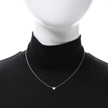Tiffany Platinum Diamond .20ct Elsa Peretti Diamonds By The Yard Pendant Necklace 2 of 5