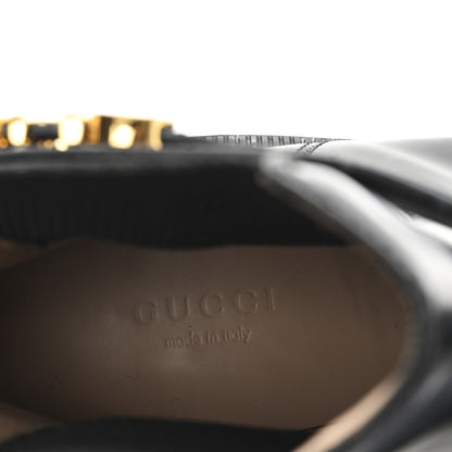 Gucci Magnum Calfskin Logo Ankle Boots 38.5 Black 8 of 10