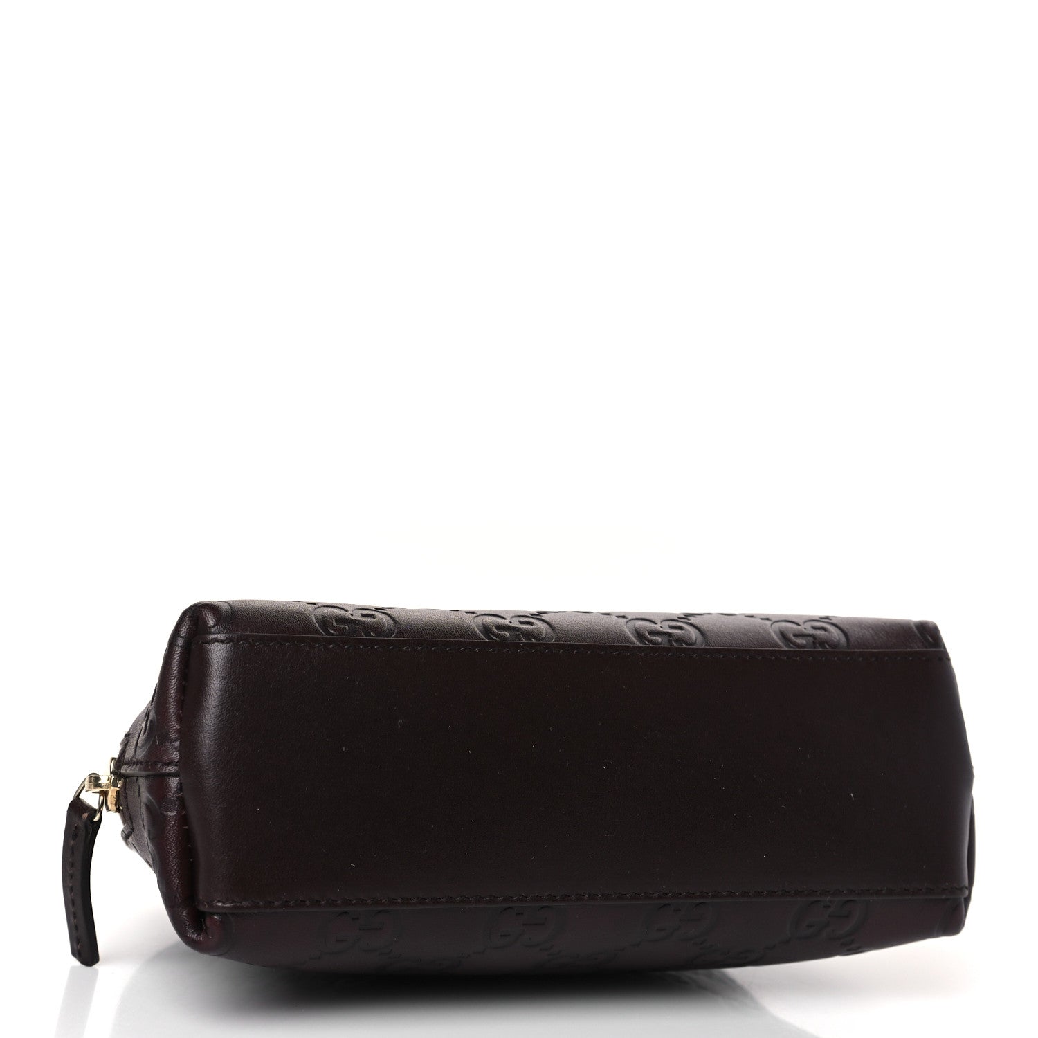 Gucci Guccissima Cosmetic Case Dark Brown 4 of 9