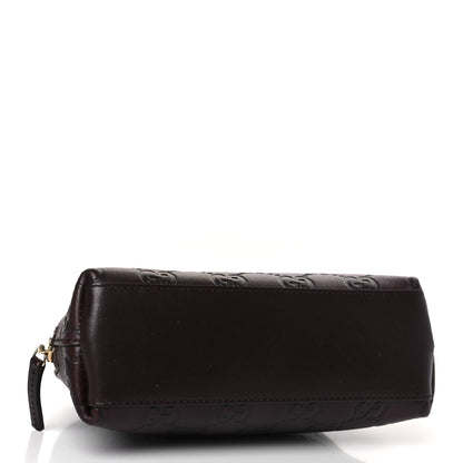 Gucci Guccissima Cosmetic Case Dark Brown 4 of 9