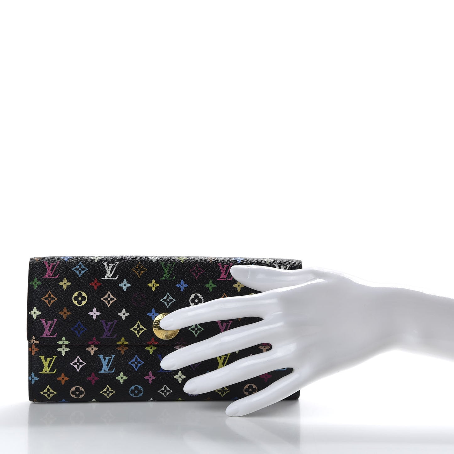 Monogram Multicolor Sarah Wallet Black Grenade