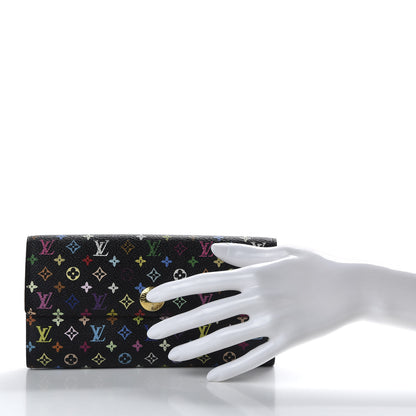 Louis Vuitton Monogram Multicolor Sarah Wallet Black Grenade 2 of 10
