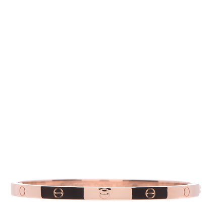 Cartier 18K Pink Gold Small LOVE Bracelet 15 1 of 9