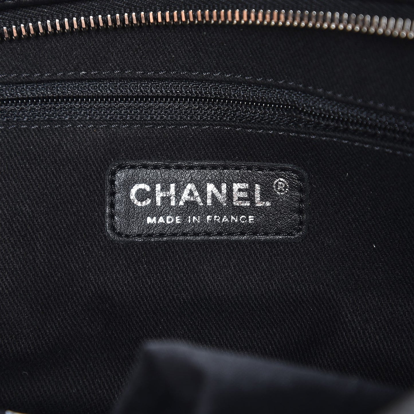 Calfskin Large Diamond Stitch Tote Black