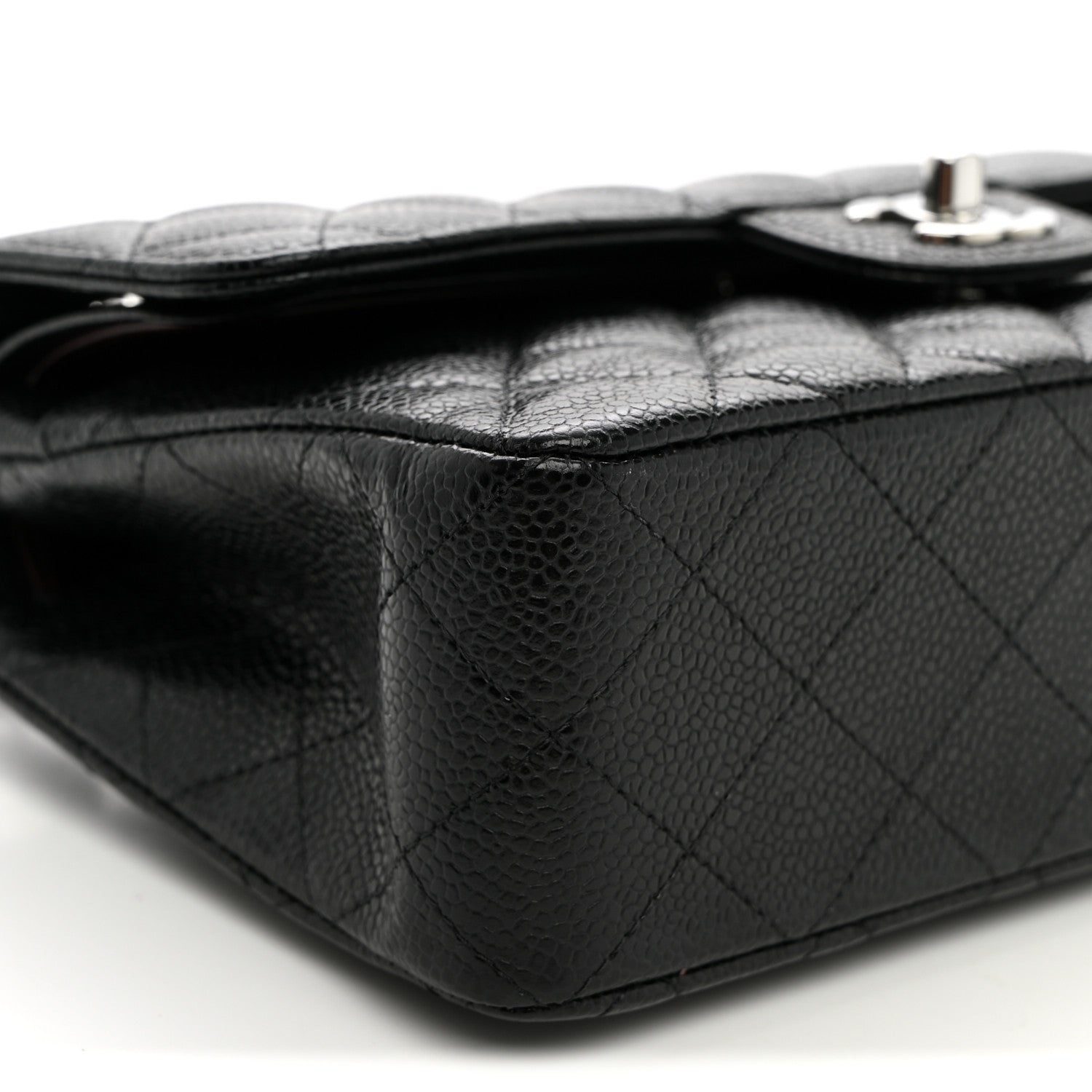Chanel Caviar Quilted Small Double Flap Black 9 of 10