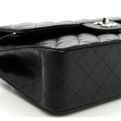 Chanel Caviar Quilted Small Double Flap Black 9 of 10