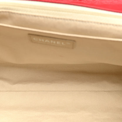 Chanel Calfskin Quilted In the Business Flap Bag Red 5 of 10