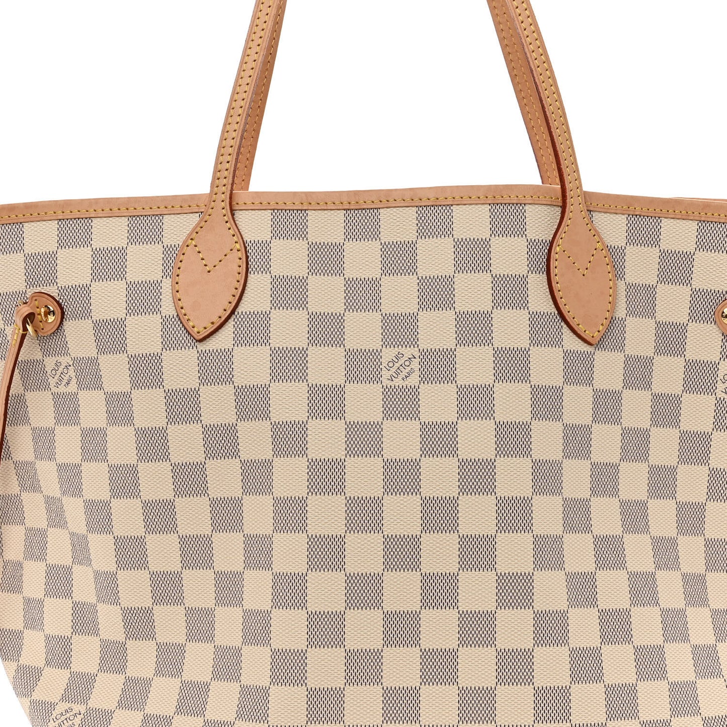 Damier Azur Neo Neverfull MM Rose Ballerine