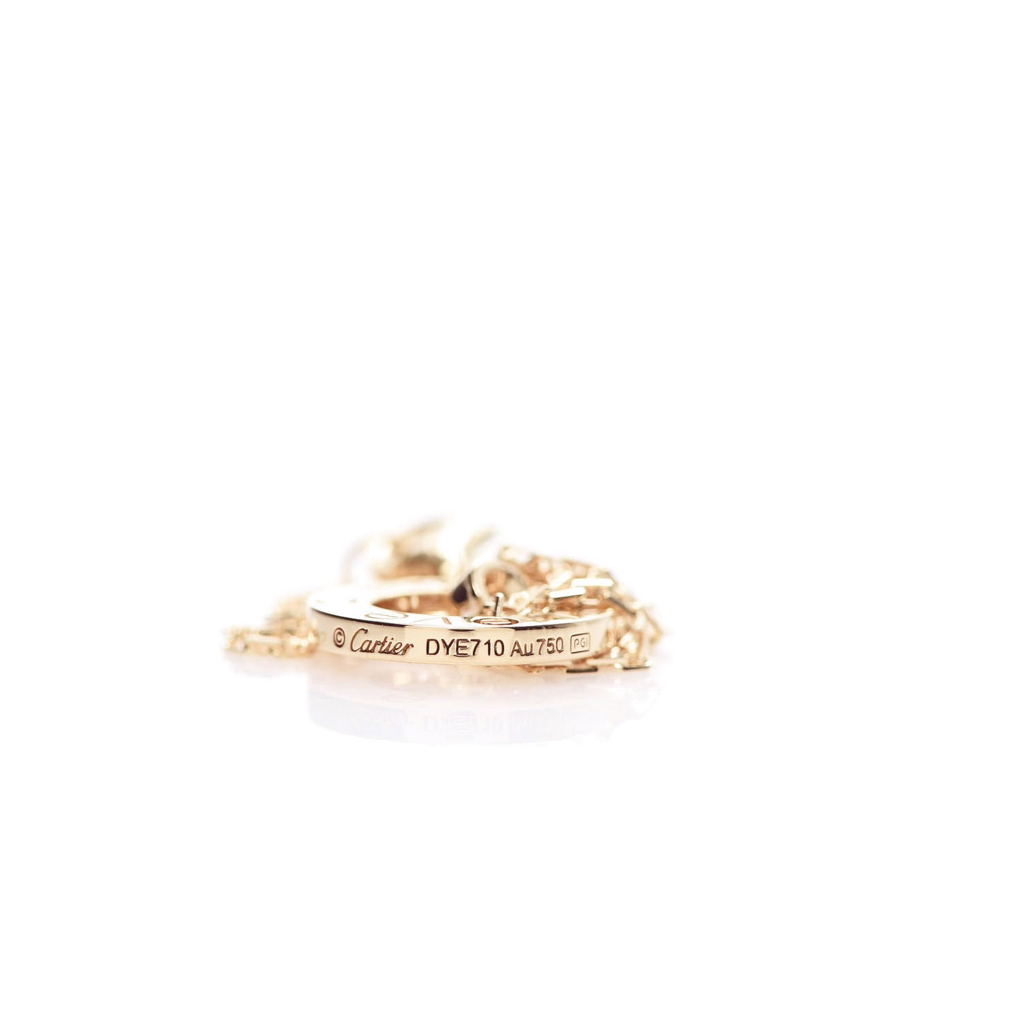 18K Pink Gold Diamond LOVE Bracelet