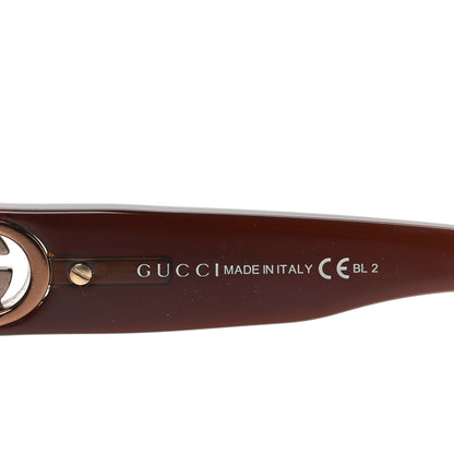 Gucci Crystal GG Sunglasses GG2820/F/S Brown 5 of 7