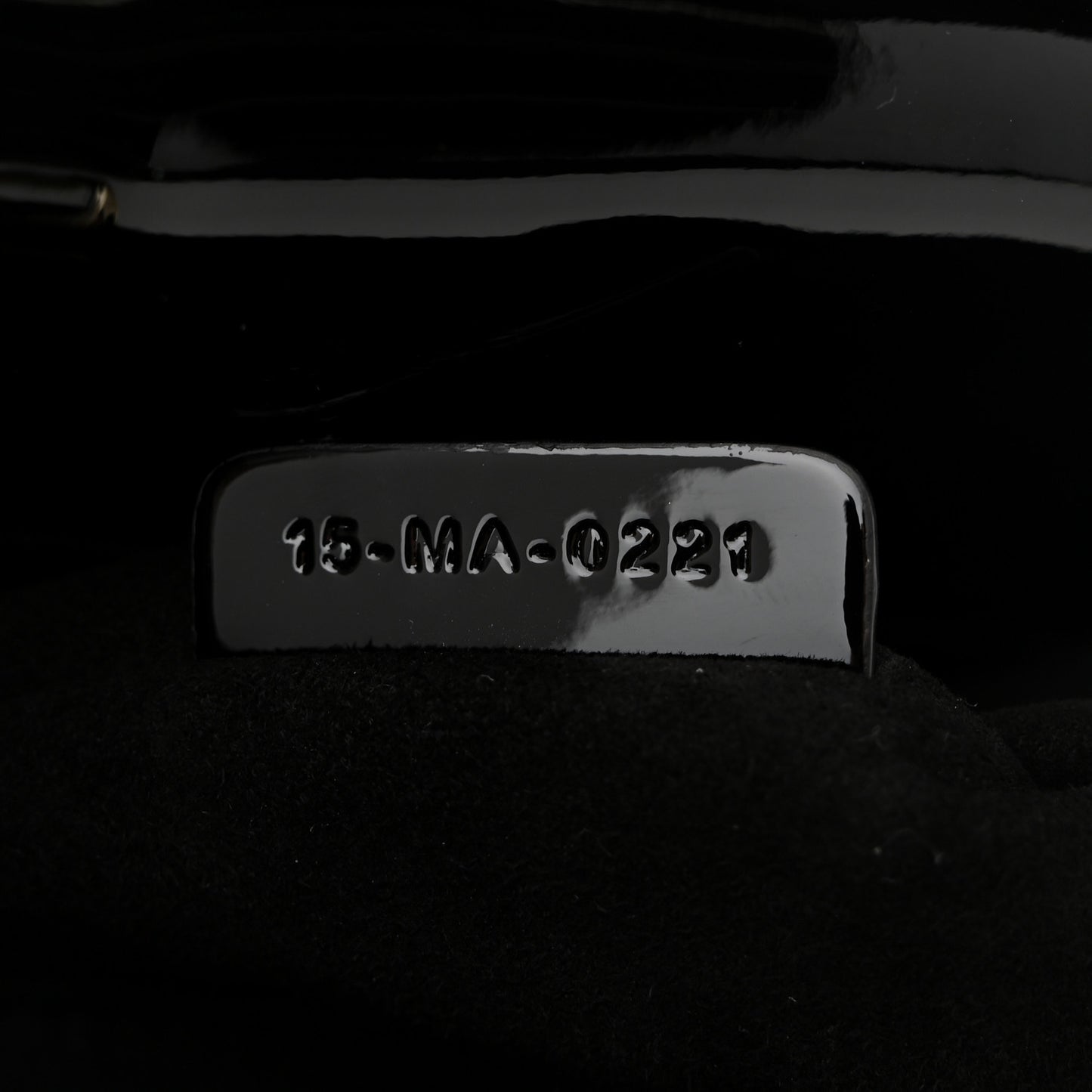 Patent Cannage Medium Lady Dior Black