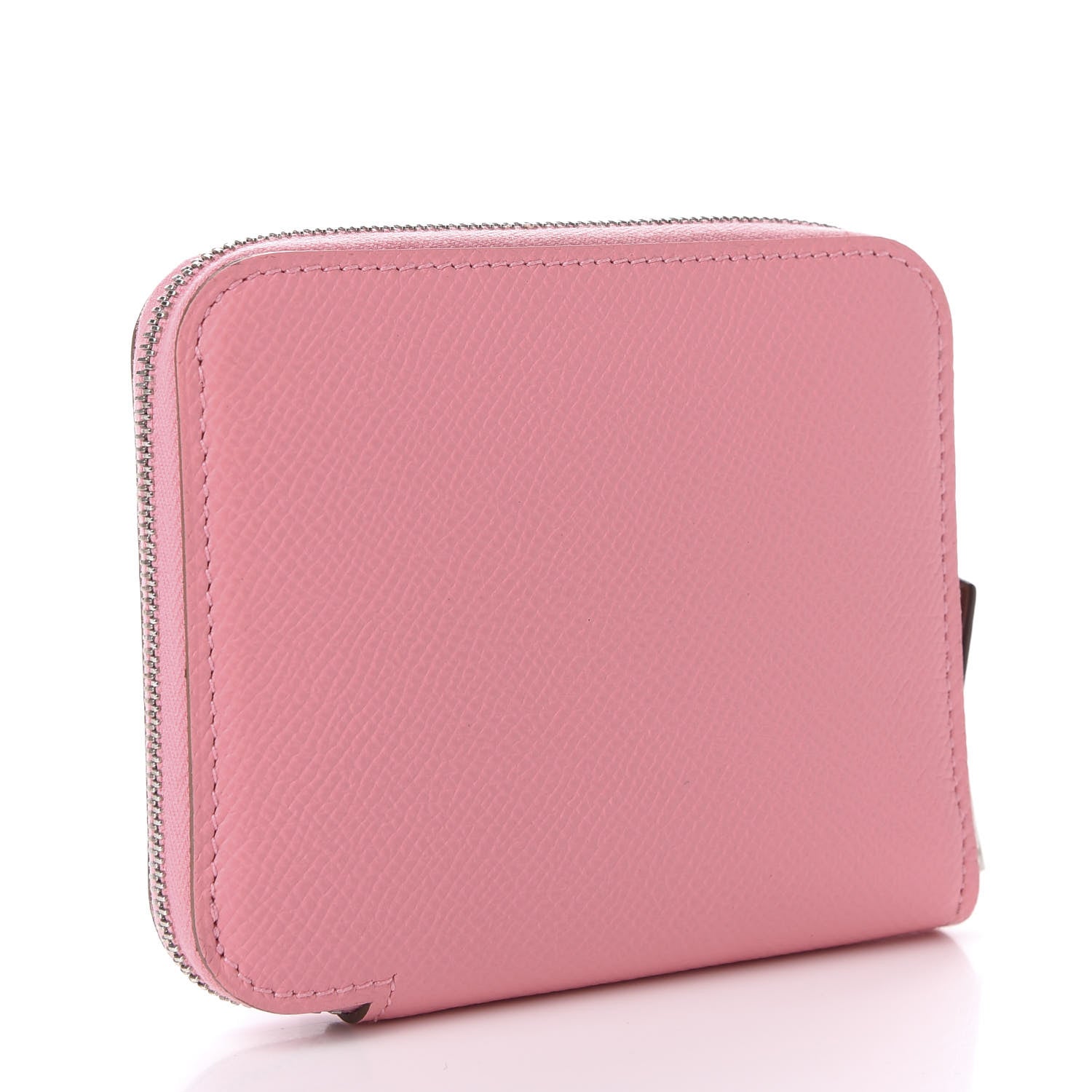 Hermes Epsom Silk'in Compact Wallet Rose Confetti 3 of 7