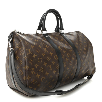 Louis Vuitton Monogram Macassar Keepall Bandouliere 45 2 of 8