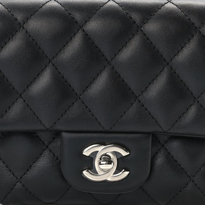 Chanel Calfskin Quilted CC Uniform Flap Belt Bag Black 9 of 12