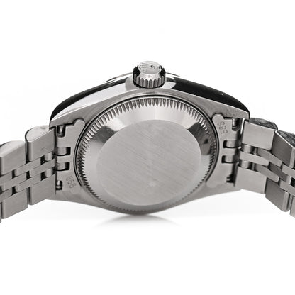 Rolex Stainless Steel 18K White Gold 26mm Oyster Perpetual Datejust Watch Silver 69174 3 of 3