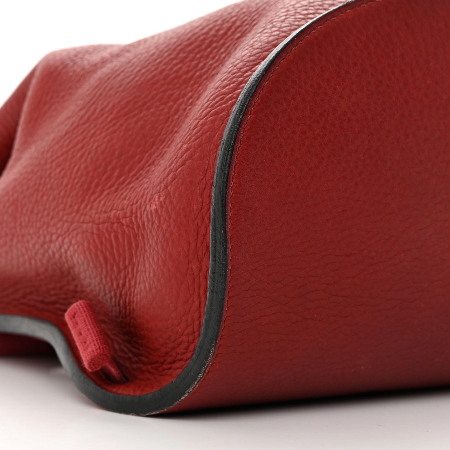 Taurillon Clemence Sherpa Backpack Rouge Garance
