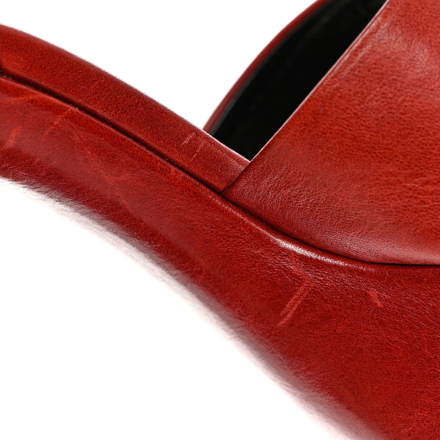 Saint Laurent Vendome Bianca 85 Platform Sandals 37.5 Pomerol 9 of 11