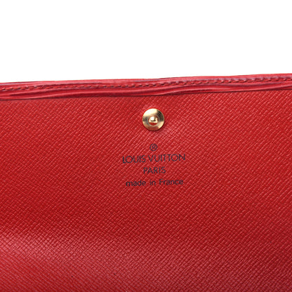 Louis Vuitton Epi Porte Tresor Etui Papiers Wallet Castillan Red 10 of 11