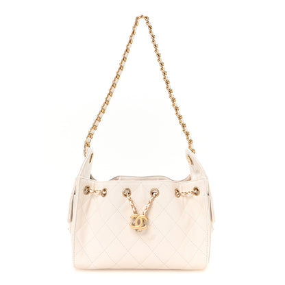 Chanel Caviar Quilted Mini Chanel 25 Handbag White 1 of 11