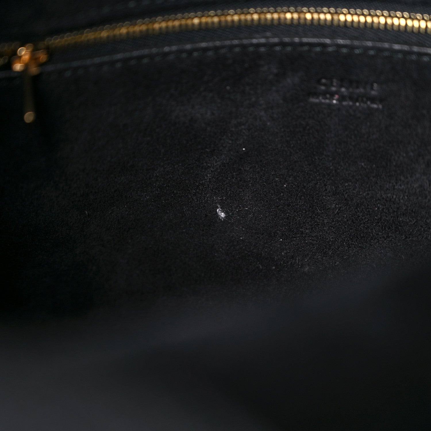 Celine Soft Grained Calfskin Sangle Bucket Bag Black 11 of 16