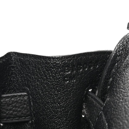 Hermes Togo Birkin 25 Black 7 of 10