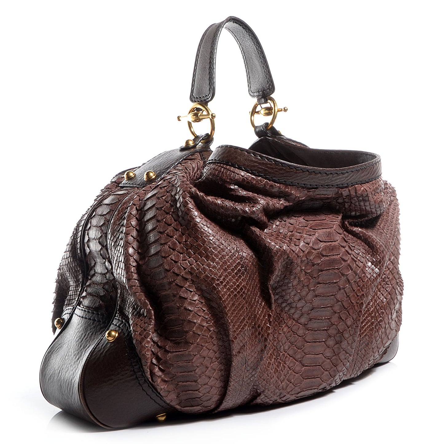 Python Large Jockey Hobo Brown