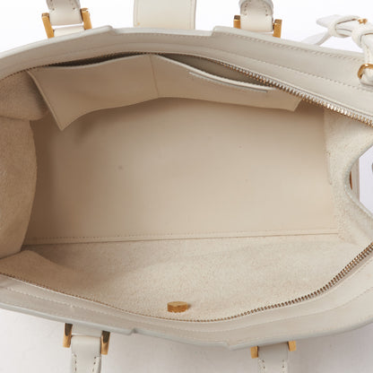 Saint Laurent Calfskin Small Classic Y Cabas White 6 of 16