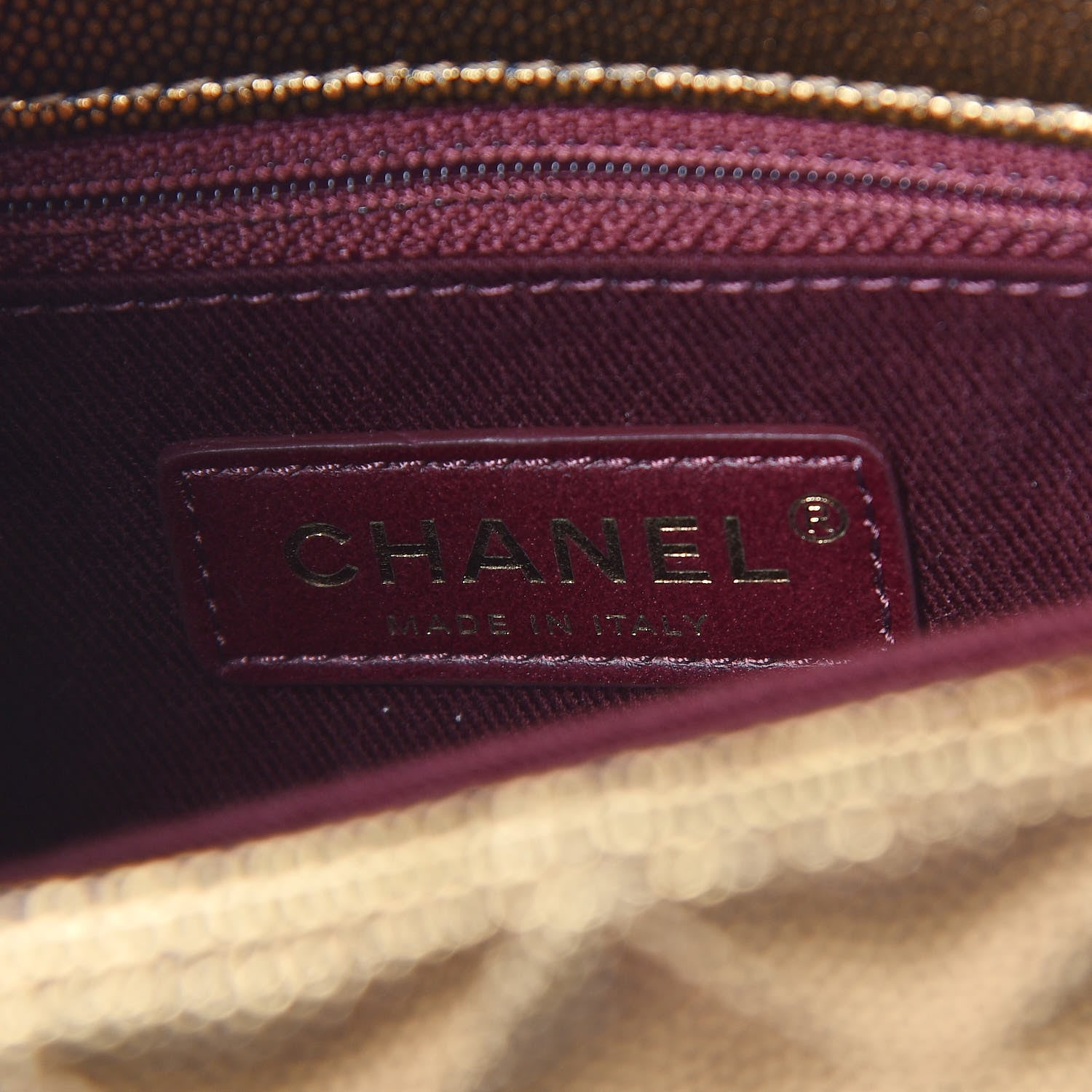 Chanel Metallic Caviar Quilted Mini Coco Handle Flap Gold 6 of 13