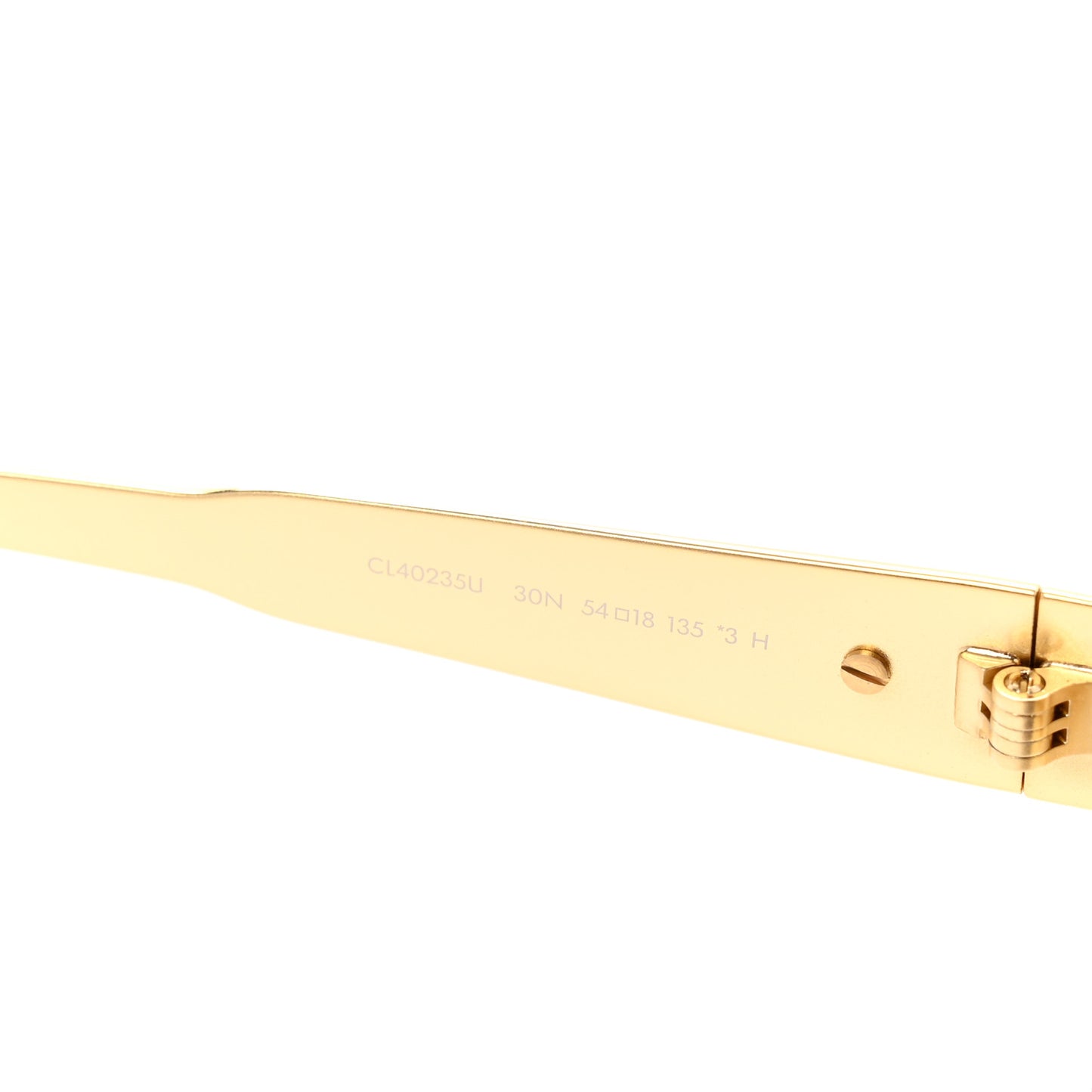 Metal Triomphe 01 Sunglasses CL40235U Gold Green