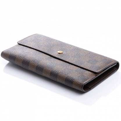 Louis Vuitton Damier Ebene Sarah Wallet 4 of 7