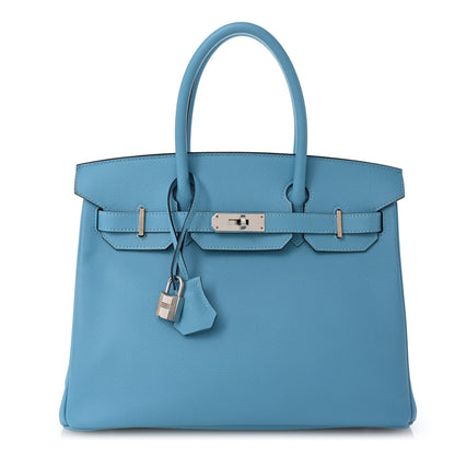 Hermes Epsom Birkin 30 Bleu Du Nord 1 of 12