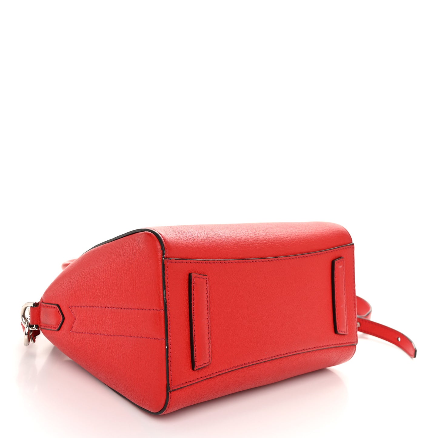 Sugar Goatskin Mini Antigona Pop Red