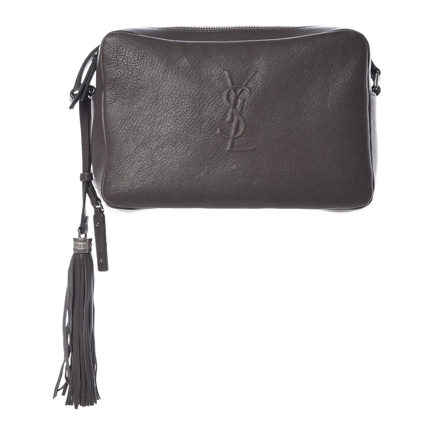 Saint Laurent Lambskin Monogram Small Lou Camera Bag Asphalt 1 of 7