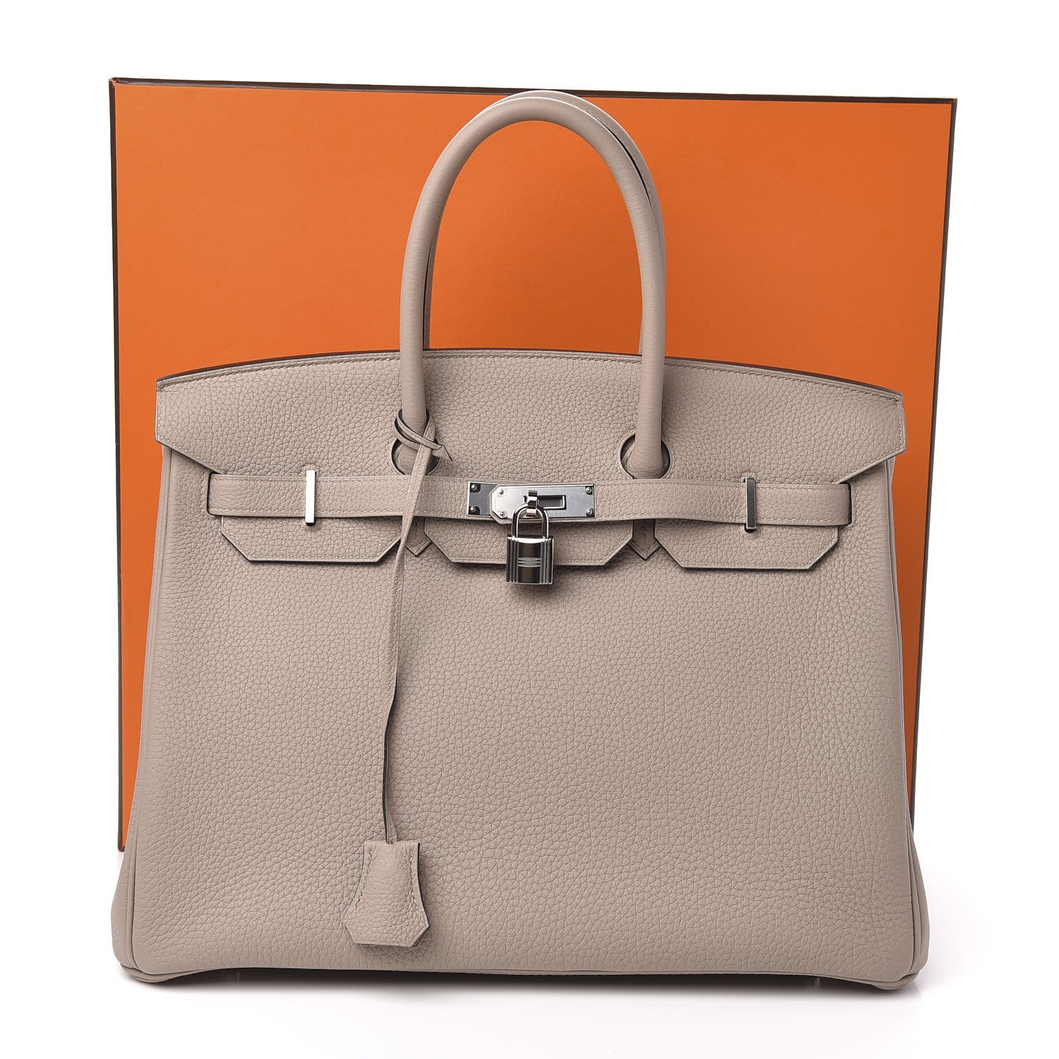 Hermes Togo Birkin 35 Gris Tourterelle 11 of 11
