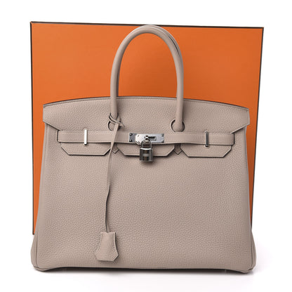 Hermes Togo Birkin 35 Gris Tourterelle 11 of 11