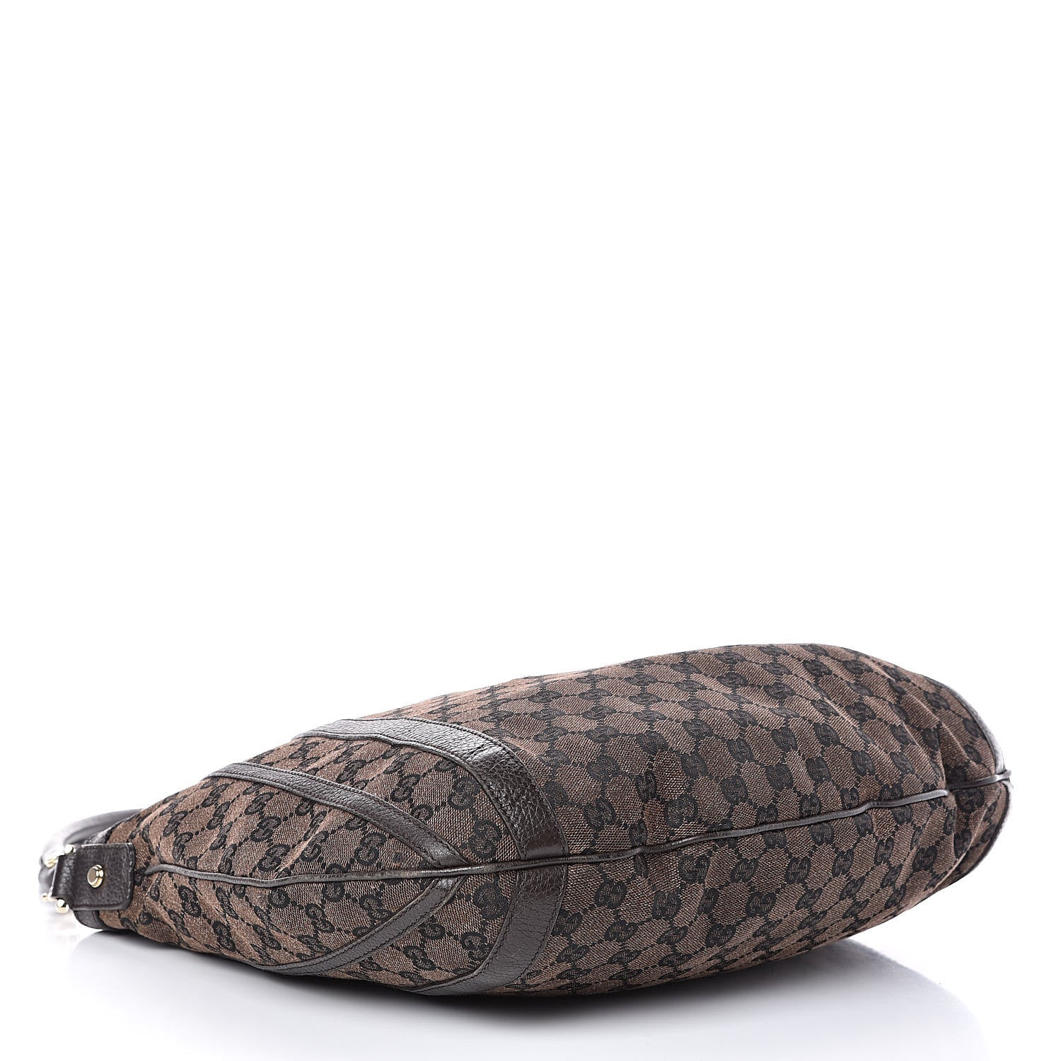Gucci Monogram Medium Abbey Convertible Tote Dark Brown 4 of 13