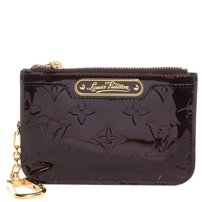 Louis Vuitton Vernis Key Pouch Amarante 1 of 7