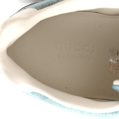 Gucci Denim GG Monogram Womens Re-Web Sneakers 35 Light Blue 9 of 11
