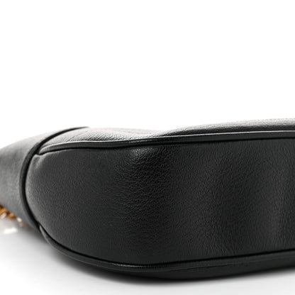 Gucci Goatskin Small Aphrodite Shoulder Bag Black 9 of 10