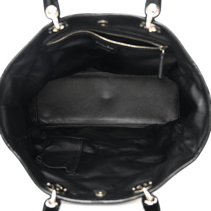 Christian Dior Lambskin Woven Large Lady Dior Shopping Tote Black 5 of 18