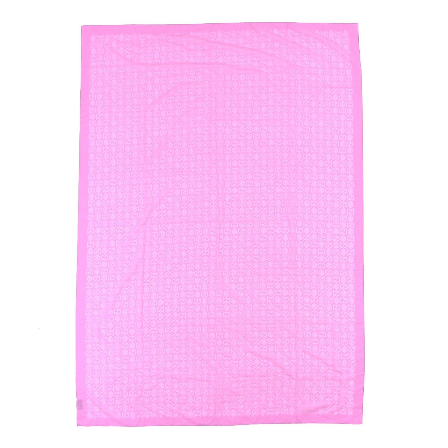 Silk Monogram Diamante Stole Lilac