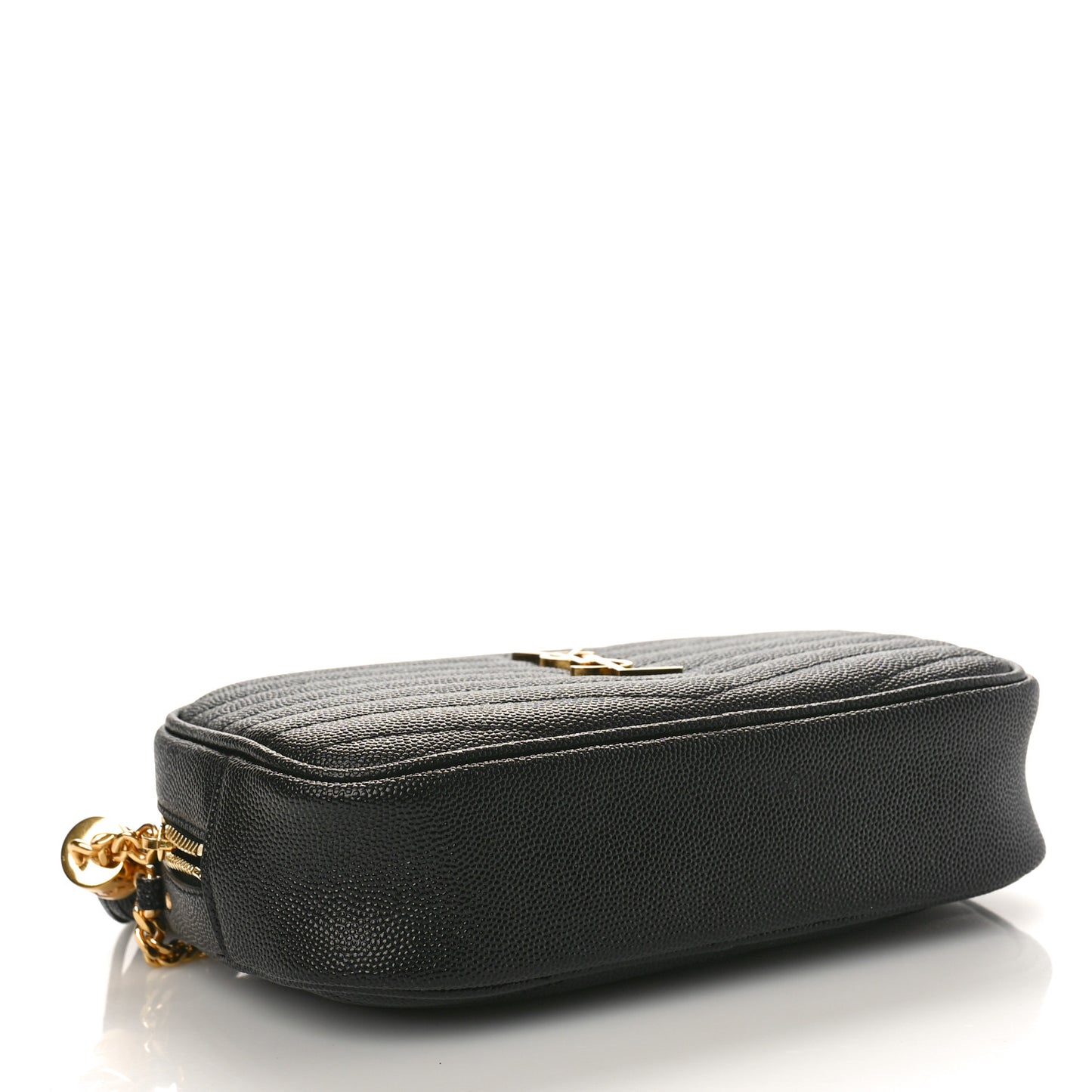 Grain De Poudre Matelasse Monogram Mini Lou Camera Bag Black