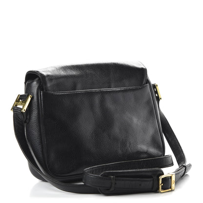 MCM Grained Calfskin Studded Crossbody Bag Black 2 of 8