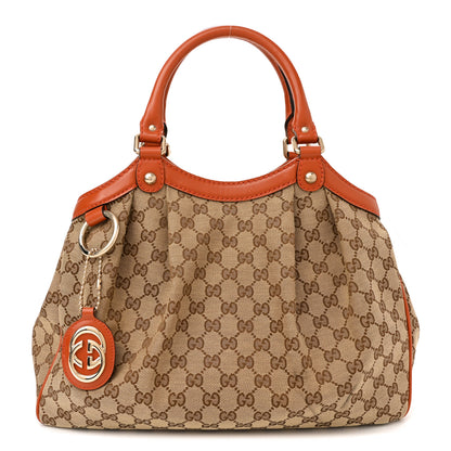 Gucci Monogram Medium Sukey Tote Orange 1 of 13