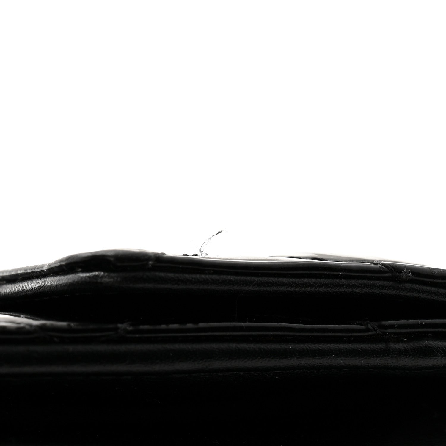 Chanel Patent Quilted Large Brilliant Flap Wallet Black 12 of 12