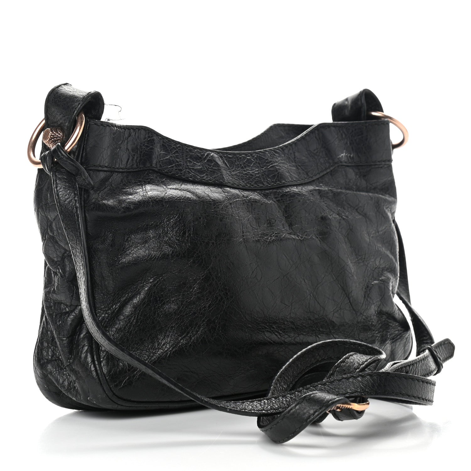 Balenciaga Agneau Giant Rose Gold Hardware Hip Black 3 of 10