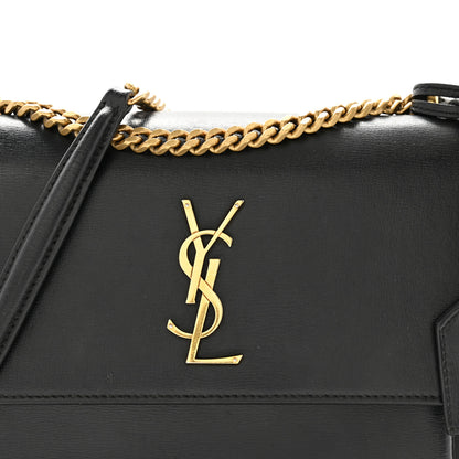Saint Laurent Calfskin Medium Monogram Sunset Black 7 of 11
